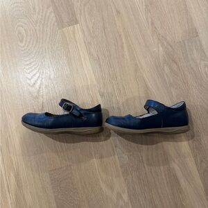 Navy Blue Mary Jane Shoes
